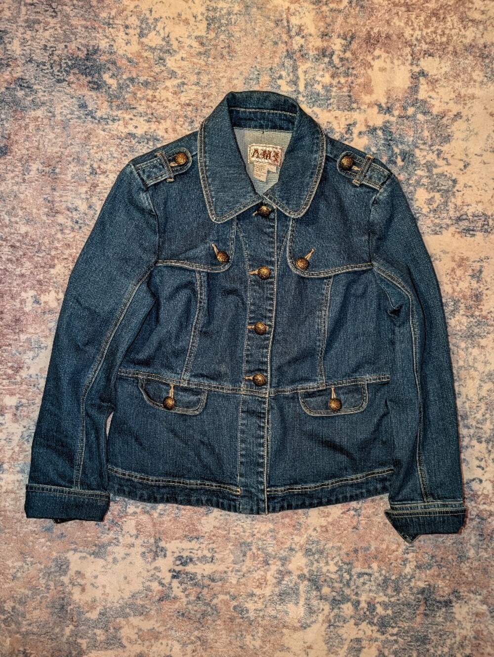 Vintage AMX Dark Blue Denim Jacket